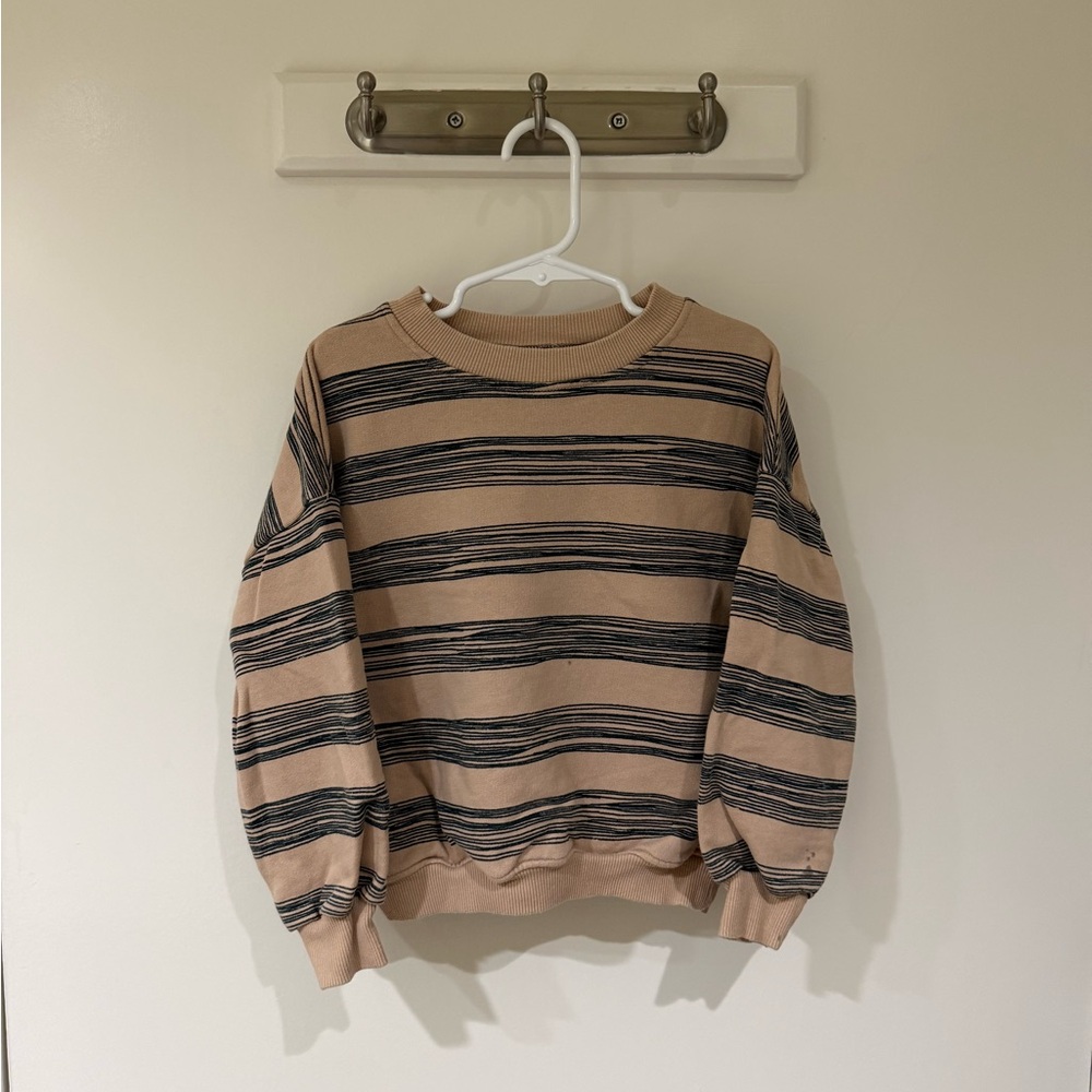 Zara HTF Striped Sweatshirt 4-5 Years